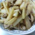 小料理｢稀う｣'s cooksnap of when they made 大根と豚バラのポン味噌炒め.