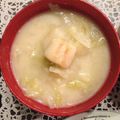 きみみ✧˖'s cooksnap of when they made キャベツと玉ねぎの味噌汁.