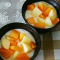 あーもこ's cooksnap of when they made 柿りんごヨーグルト.