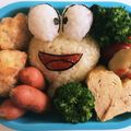 yutiyuti's cooksnap of when they made ど根性☆ピョン吉☆キャラ弁.