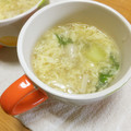 ネコかえる's cooksnap of when they made 簡単中華＊えのきと青梗菜のたまごスープ.