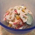 野菜博士's cooksnap of when they made まろやか☆蓮根・きゅうり・竹輪のサラダ.