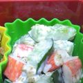 nosso's cooksnap of when they made お弁当☆きゅうりとカニカマごまマヨサラダ.