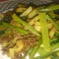ふみたろう～'s cooksnap of when they made 小松菜とじゃがいものカレー炒め.