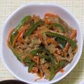 あくあ☆ぶるー's cooksnap of when they made ピーマンのさっぱり炒め.
