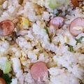 ともかずみみ's cooksnap of when they made ベーコンねぎチャーハン.