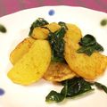 くーみんぐ's cooksnap of when they made じゃがいもとほうれん草のカレー炒め.