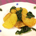 くーみんぐ's cooksnap of when they made じゃがいもとほうれん草のカレー炒め.