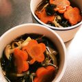 ぱんだ170071's cooksnap of when they made ✿えのきとわかめのピリ辛スープ✿.
