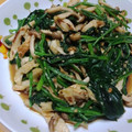 うのっこリー's cooksnap of when they made 竹輪とほうれん草の味噌炒め.