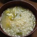 huto☆'s cooksnap of when they made あげ玉とキャベツのお味噌汁*.