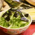 yukanosuke's cooksnap of when they made レタスと海苔だけ～簡単サラダ.