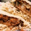 ナナ☆ナナ's cooksnap of when they made 揚げずにオーブンで「メンチカツサンド」♪.