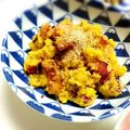 賢くんママ's cooksnap of when they made 薩摩芋とこんがりベーコンのごまマヨサラダ.