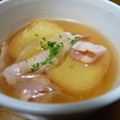 たくやときみこ's cooksnap of when they made 時間がない時必見！お麩が主役のスープ♪.