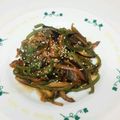 冬桜♡'s cooksnap of when they made ナスとピーマンのきんぴら。.