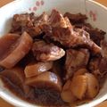 こうぶんママ's cooksnap of when they made 本場☆沖縄の豚軟骨煮(ソーキ)※圧力鍋.