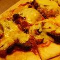 chakotchi's cooksnap of when they made なすのトマトソース　ピザ.