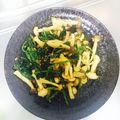 kanechin6's cooksnap of when they made ◆糖質制限◆ほうれん草としめじの胡麻和え.