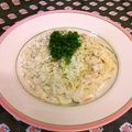 龍青空ママ's cooksnap of when they made 海老クリームパスタ.