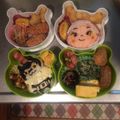 キャサオ's cooksnap of when they made 幼稚園 お弁当 キャラ弁♡アナ雪♡エルサ.