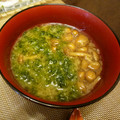 文蔵子's cooksnap of when they made 三重県の定番！アオサとなめこのお味噌汁.