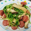 うめぼしだいすき's cooksnap of when they made きのこと豆苗のガーリック炒め♪.