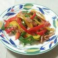 ねっちゃんっ's cooksnap of when they made こどもピーマンとパプリカのコンソメ炒め.