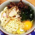 さゆ（╹◡╹）♡'s cooksnap of when they made ✾美味しい！汁まで飲みほす釜玉肉うどん✾.