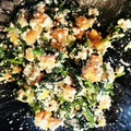 vistro's cooksnap of when they made 柿とほうれん草の白和え.