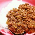 おめぐはん's cooksnap of when they made ルーを使わないミンチとモヤシのカレー.