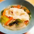 Aloha☆★'s cooksnap of when they made 即効！餃子入り野菜たっぷりスープ.