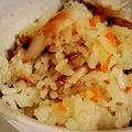 らんらららん's cooksnap of when they made 余った秋刀魚の塩焼きで絶品！炊き込みご飯.