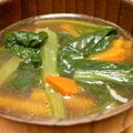 勇ｱﾝﾄﾞぐるんぱ's cooksnap of when they made 小松菜のピリカラスープ.