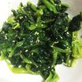 うさぎライフ's cooksnap of when they made ほうれん草のごまあえ.