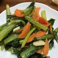 ちょっこれーとーーー's cooksnap of when they made シンプル♪小松菜のにんにく炒め.