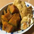 kaocoffee's cooksnap of when they made 油揚げ入り卵とかぼちゃの煮物.