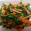 新米主婦まっち's cooksnap of when they made ❁大根の葉と人参のごま油炒め❁.