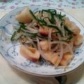 ゆきのんくん's cooksnap of when they made もやしとニラと揚げのポン酢あえ.