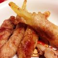 ヨピアツ's cooksnap of when they made 豚バラ肉のポテト巻しめじ添.