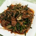 はっぱのようこっこ's cooksnap of when they made 夏はコレ！元気モリモリ！レバニラ炒め.