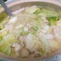 ヤスコ♪'s cooksnap of when they made モツ鍋風鶏皮鍋.