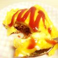 クックX1FH9L☆'s cooksnap of when they made とじないふわふわ “オムライス”.