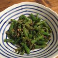 ◆しまこ◆'s cooksnap of when they made 春菊とインゲンのすりごま和え.