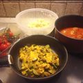 gemellini's cooksnap of when they made スペイン家庭料理ズッキーニとナスの卵とじ.