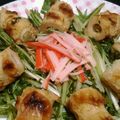 千☆千's cooksnap of when they made 水菜と竹輪のサラダ.