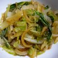 新妻あや's cooksnap of when they made 【エコ料理】キャベツの外葉でもう1品！.
