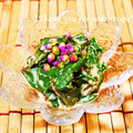keiO3's cooksnap of when they made ササッと つるむらさきの胡麻和え.