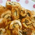 misyka's cooksnap of when they made ささみの照り焼きチーズのり巻き.