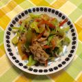 にきけん's cooksnap of when they made 豚入り細切り野菜炒め.